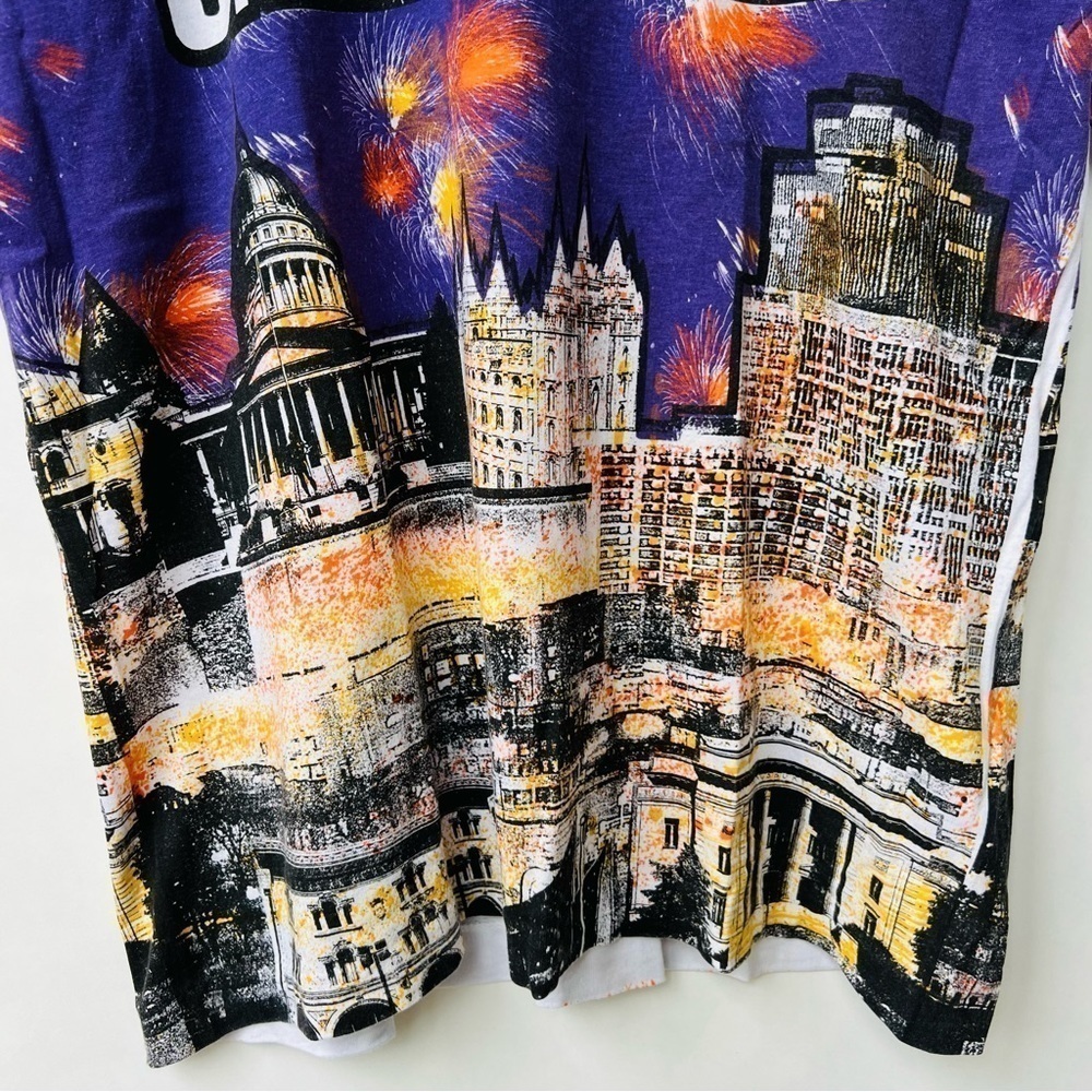 Vintage All over prints Salt Lake City T-shirt - Picture 7 of 7